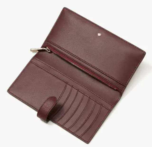 Kate Spade Zip Code Colorblocked Bifold Wallet