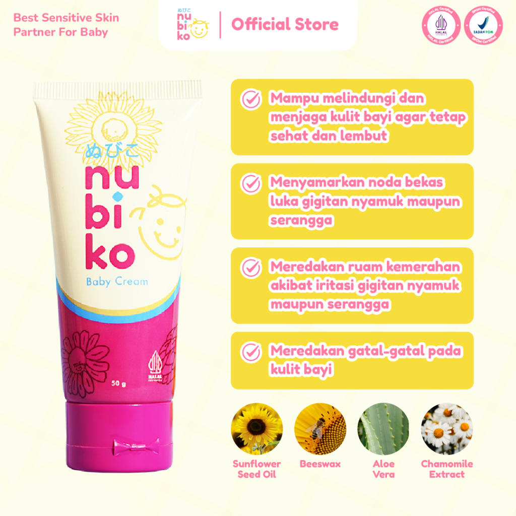 Gizi Indonesia NUBIKO Baby Cream