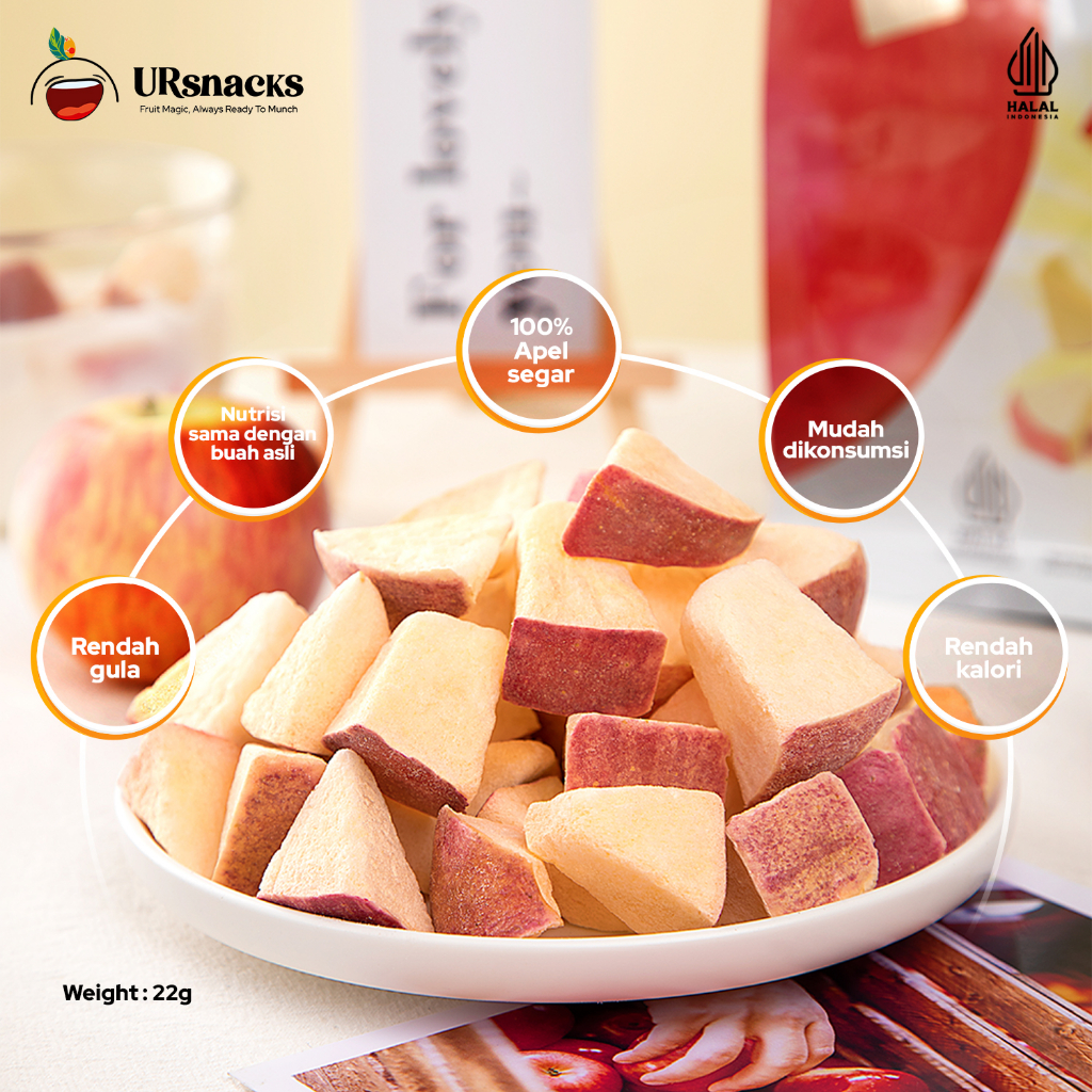 UrSnacks UrSnacks Pure Freeze Dried Apple