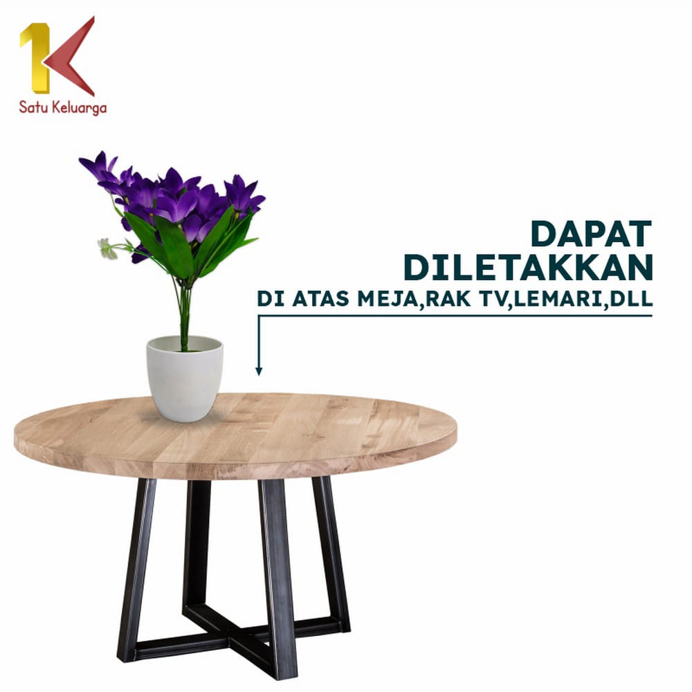 Satu Keluarga Bunga Artificial Dekorasi Rumah