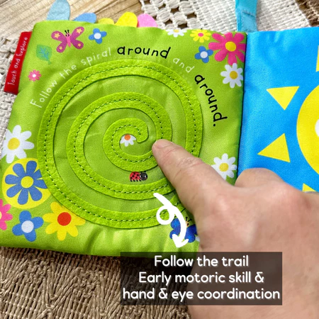 Make Believe Ideas UK Shake Look Touch Cloth Book