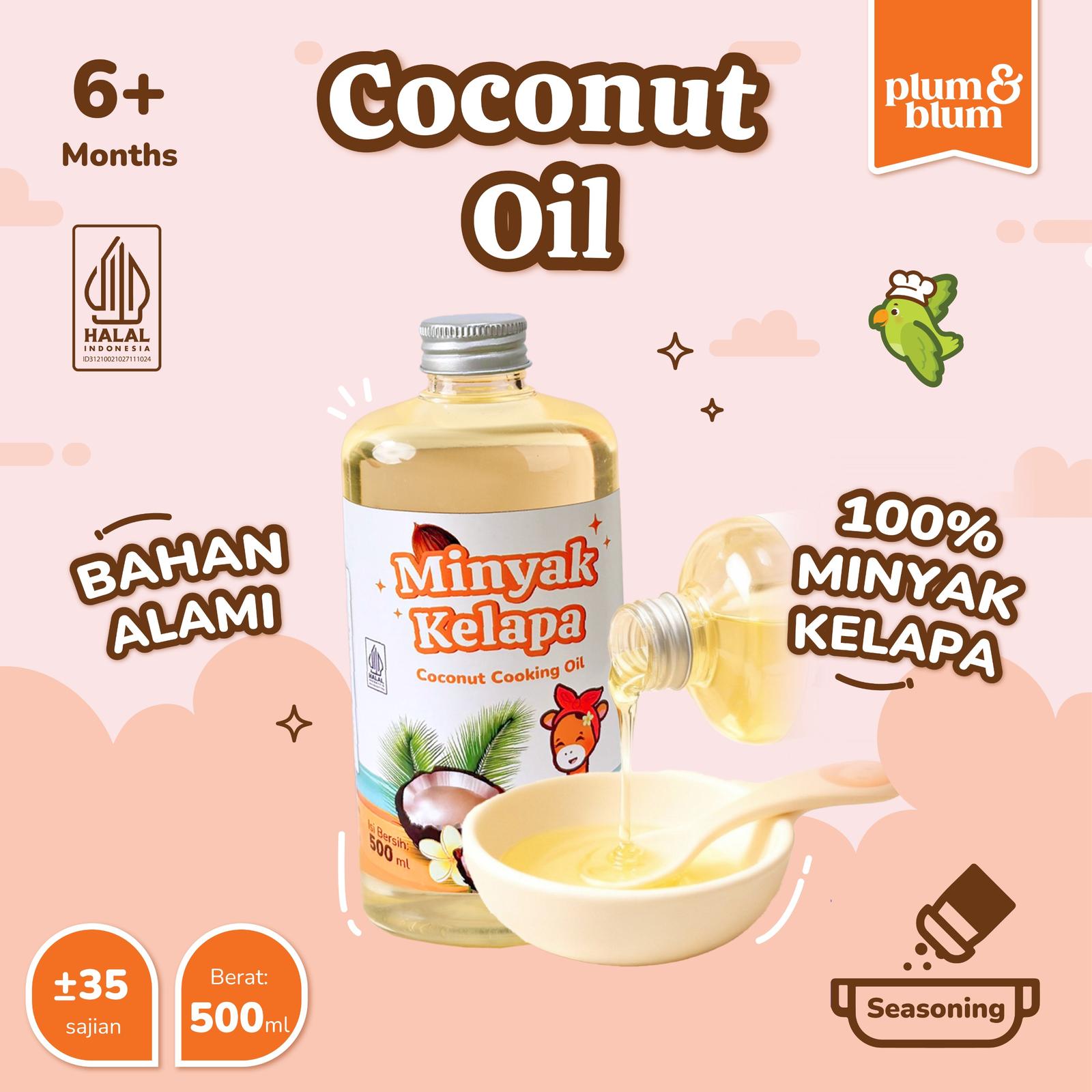 Plum & Blum Coconut Cooking Oil 2