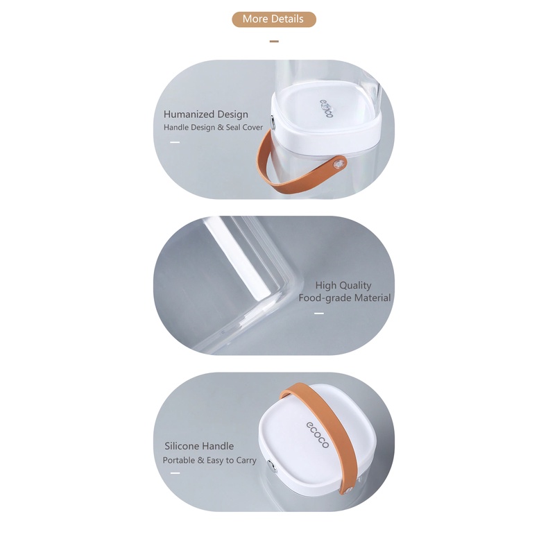  Ecoco Sealed Jar Small 500ml