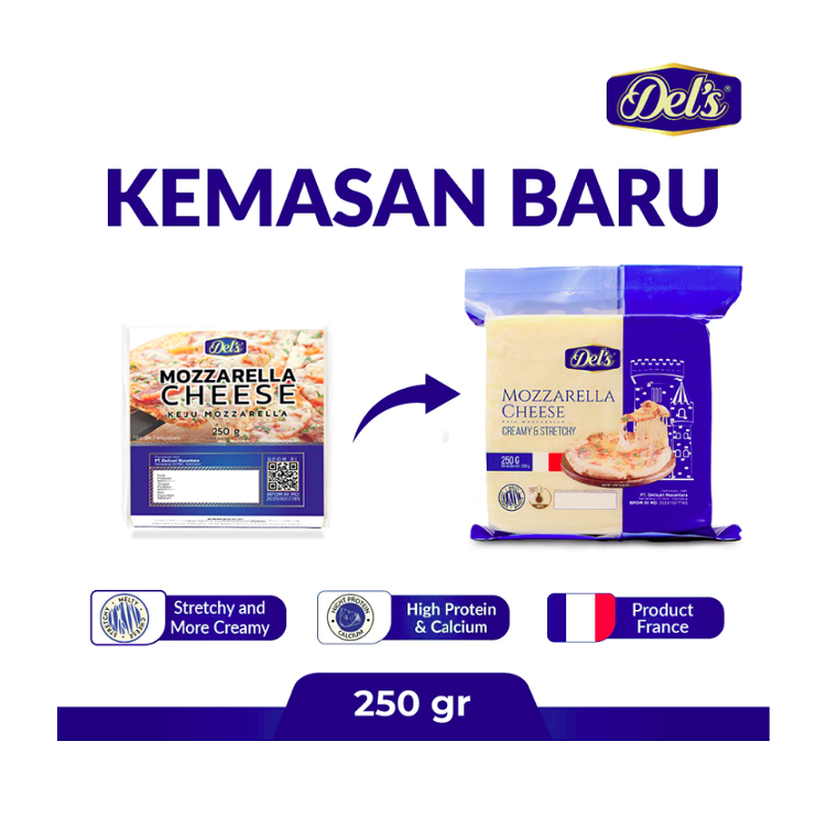 Delisari Nusantara Del's Mozzarella Cheese