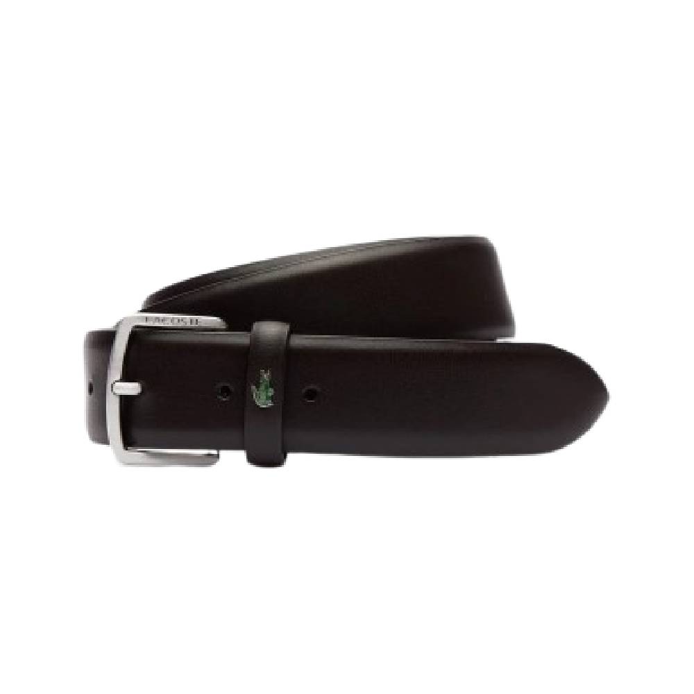 Lacoste Smooth Leather Belt Brown