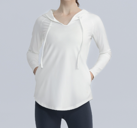  Reytorrm Hoodie Olahraga Wanita Lengan Panjang Kaos Sport WT001