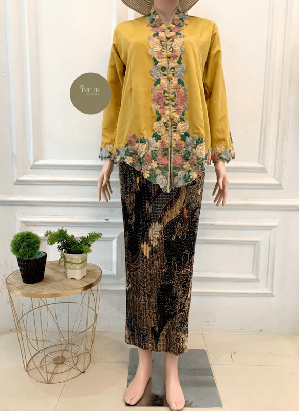 IMF Kebaya Encim Bordir Motif Bunga 5