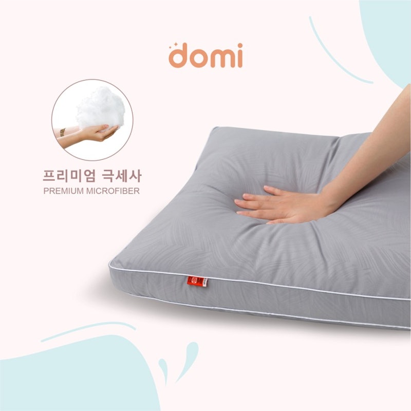 Domi Microfiber Pillow Grey 3