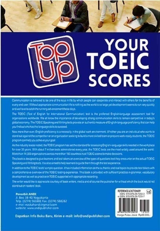 Top up Your TOEIC Scores, Test Of English For International Communication 2