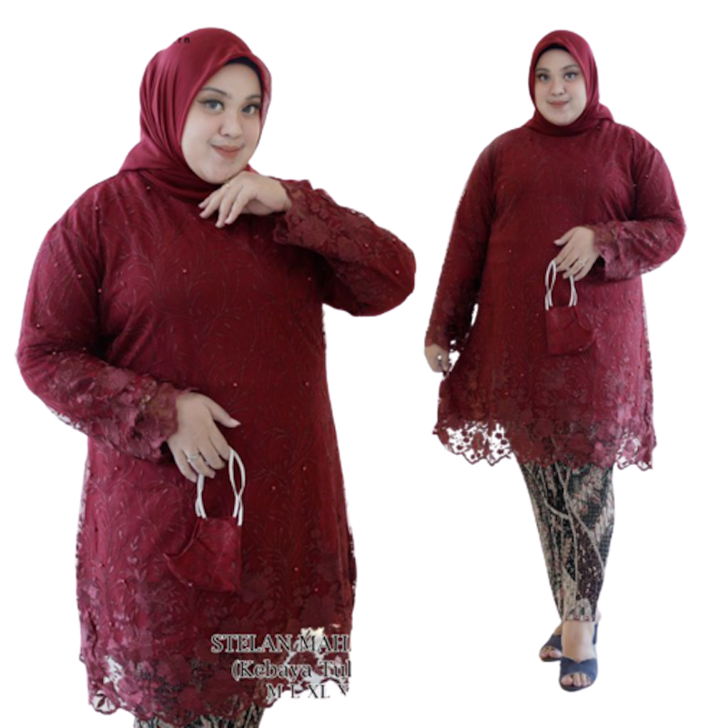 Set Kebaya Tunik Mahalini Jumbo 1