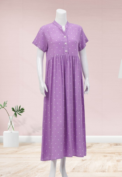 Lunaci Polkadot Maxi Dress