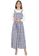 Novel Mice Plaids Sleeveless Dress 1