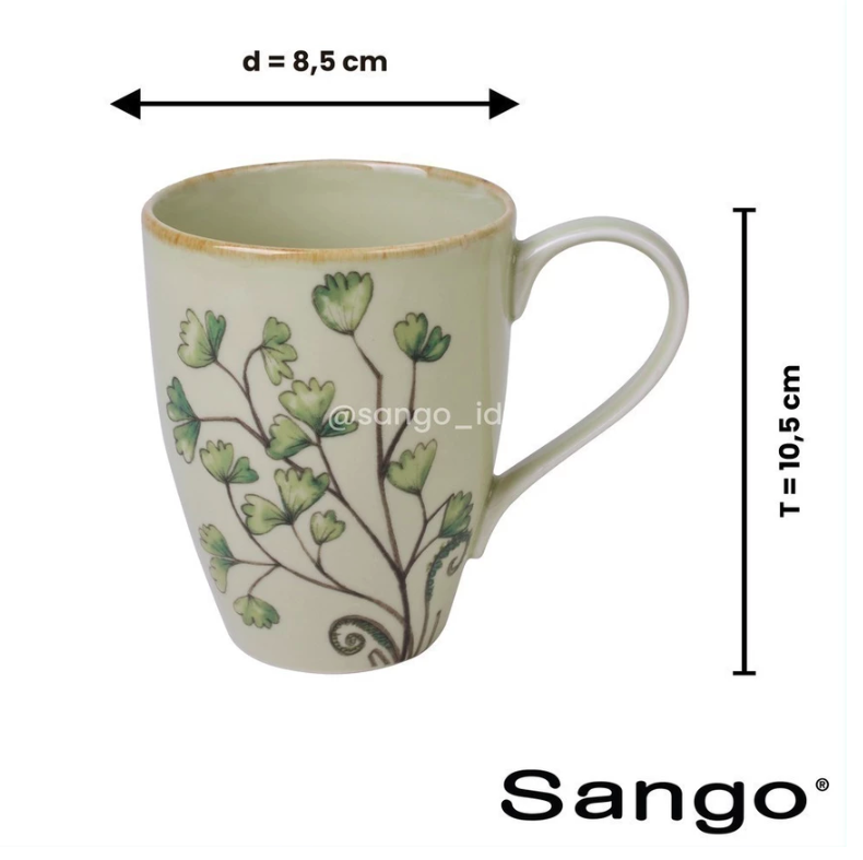 Sango Ceramics Indonesia Sango Set Peralatan Makan Maidenhair (Isi 4)