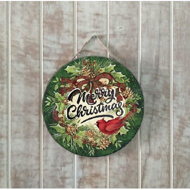 Bantal Murah Bagus Gantungan Pintu Kayu Motif Natal 