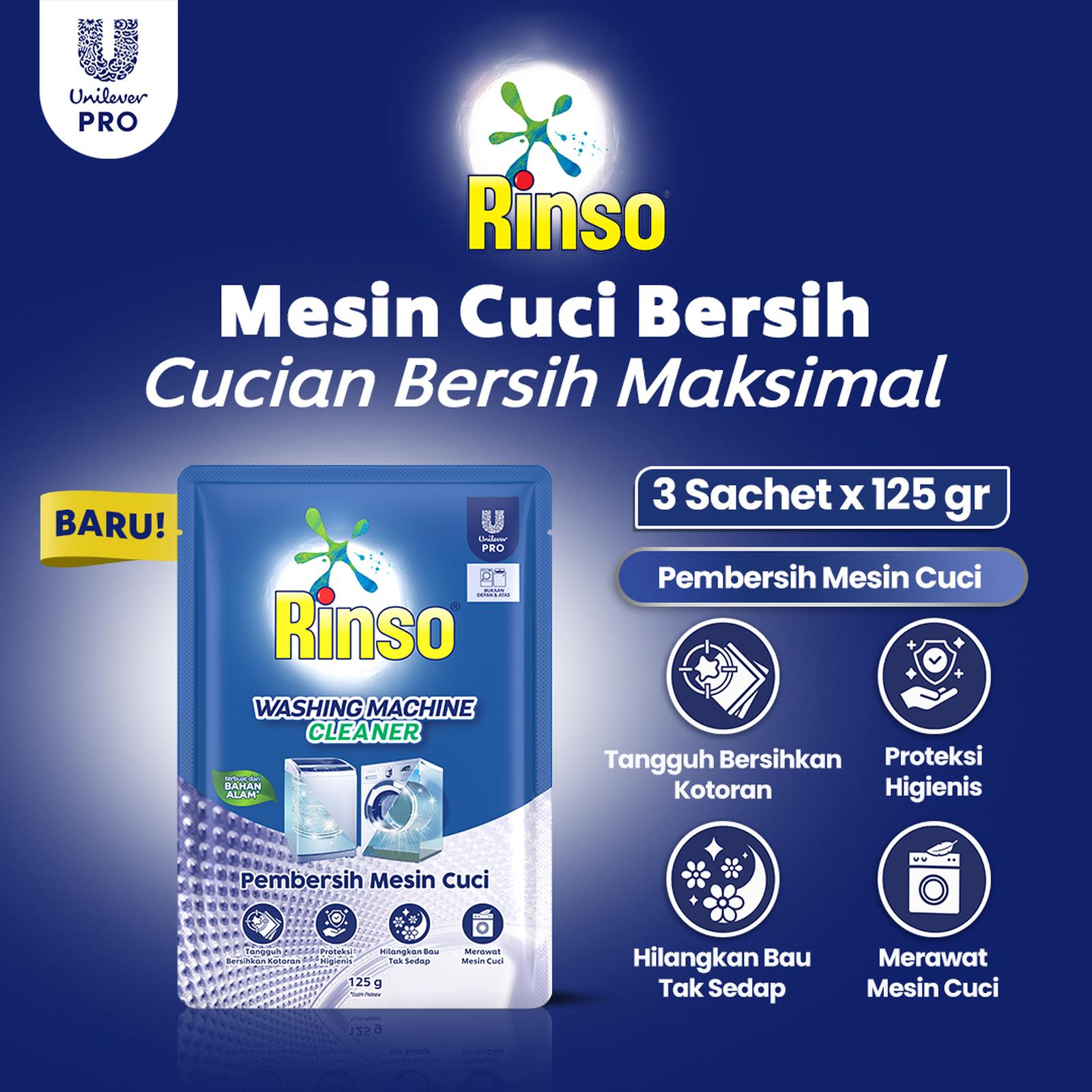Unilever Indonesia Rinso Washing Machine Cleaner 