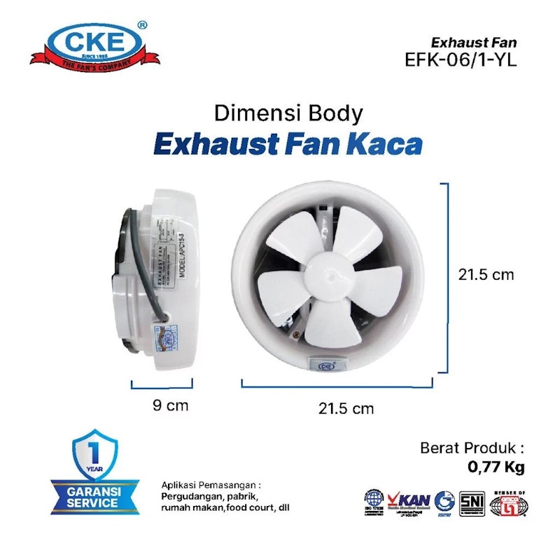 CKE Exhaust Kaca 4