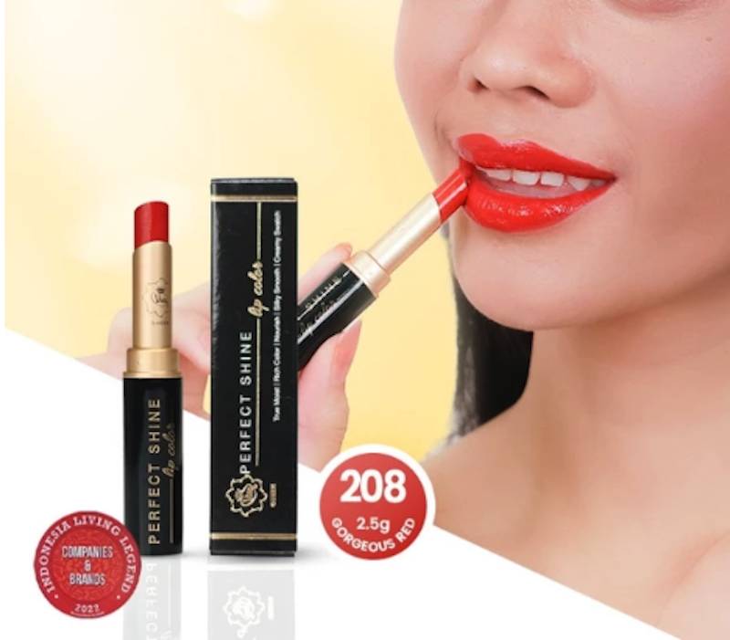 Queen Perfect Shine Lip Color 208 Gorgeous Red 2