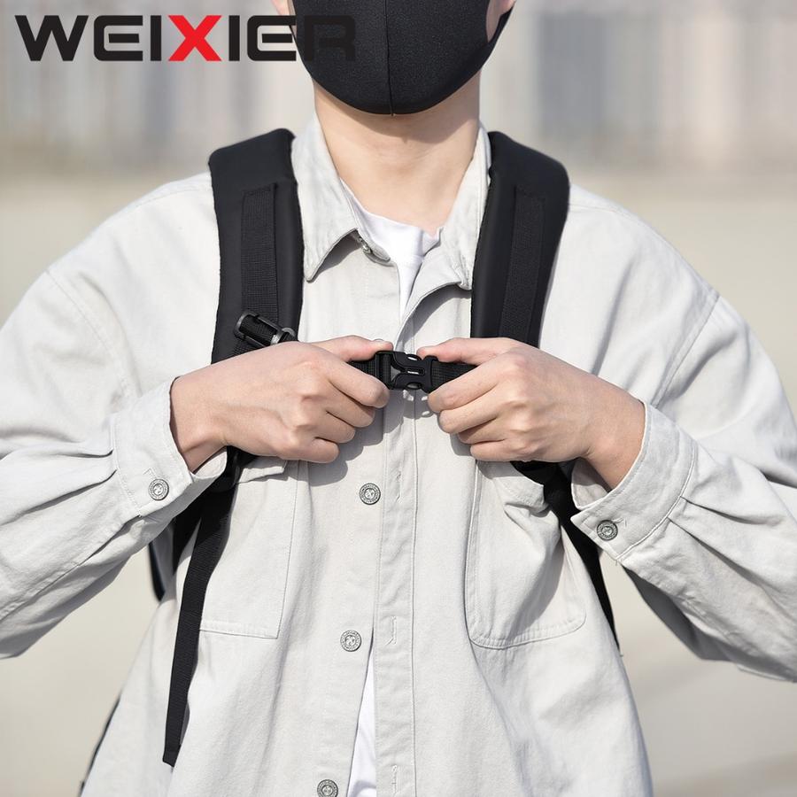 Baoding Qingmu Leather WEIXIER Tas Ransel Laptop WX-OS B683