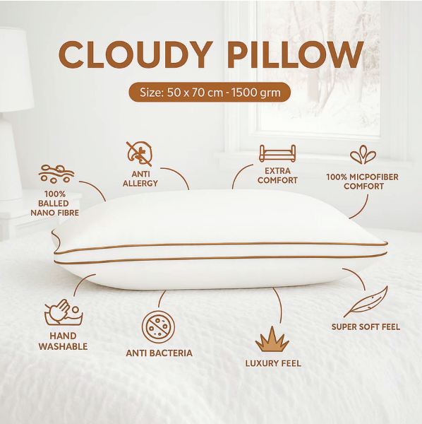 Sandang Indah Anugerah King Rabbit Cloudy Pillow Firm