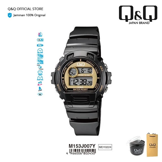 Citizen Watch Q&Q Jam Tangan Wanita Digital Sport M153J