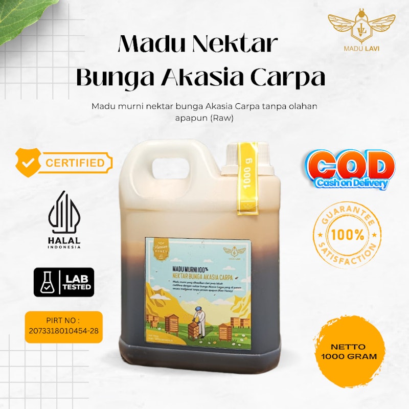 Madu Lavi Nektar Bunga Akasia Carpa 4