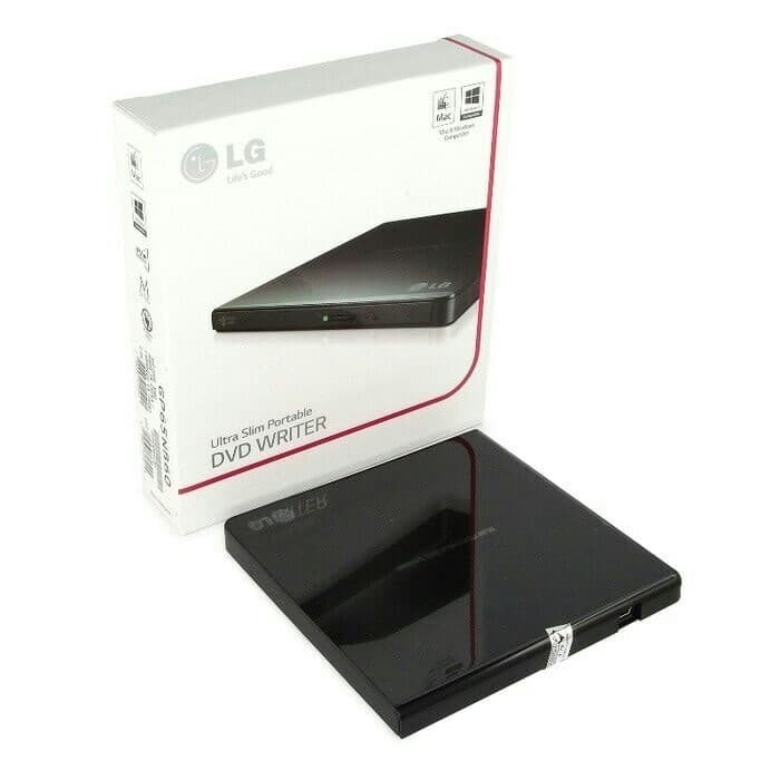 LG Ultra-Slim Portable DVD Burner & Drive with M-DISC™ Support GP65NB60