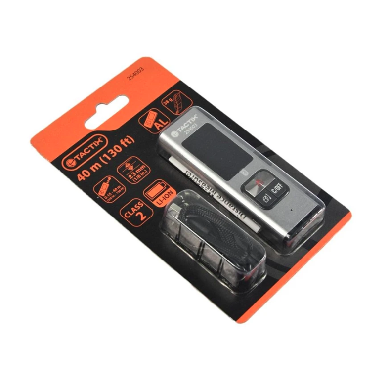 AZKO Tactix Meteran Laser Digital 40 Meter 