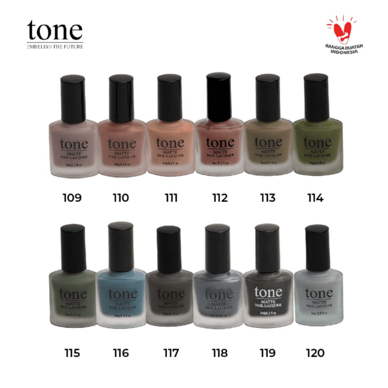 Nail Lacquer Earth Palette Matte Series 3