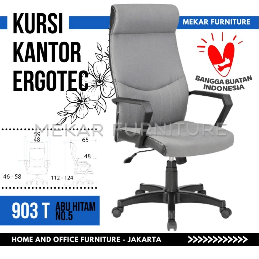  Ergotec Kursi Kantor 903 T