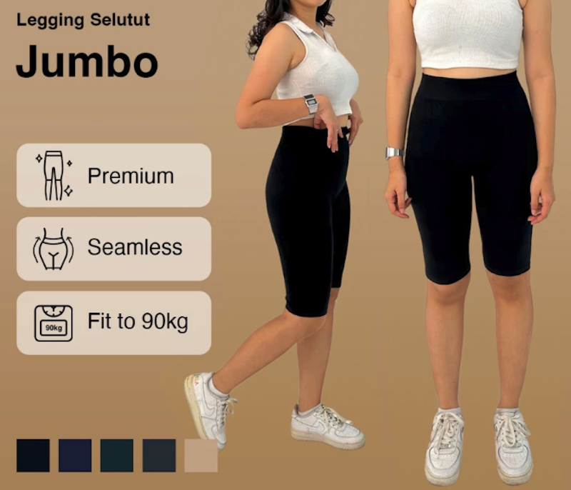 Joybasic Women's Short Legging Selutut 2