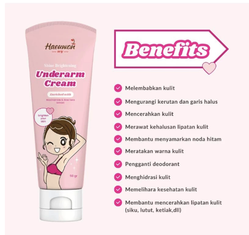 Haeuwon Shine Brightening Underarm Cream 3