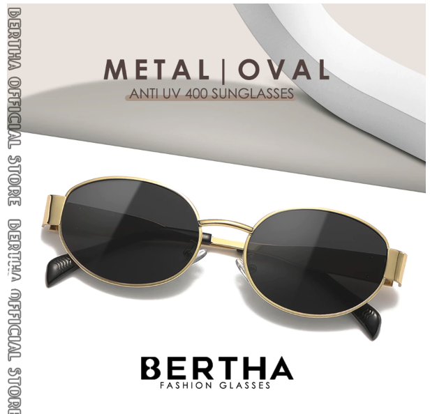 Bertha Oval Anti UV 400 Sunglasses 5158