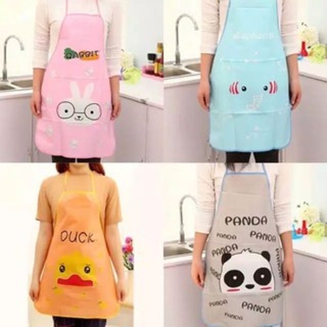 Apron Karakter Transparan