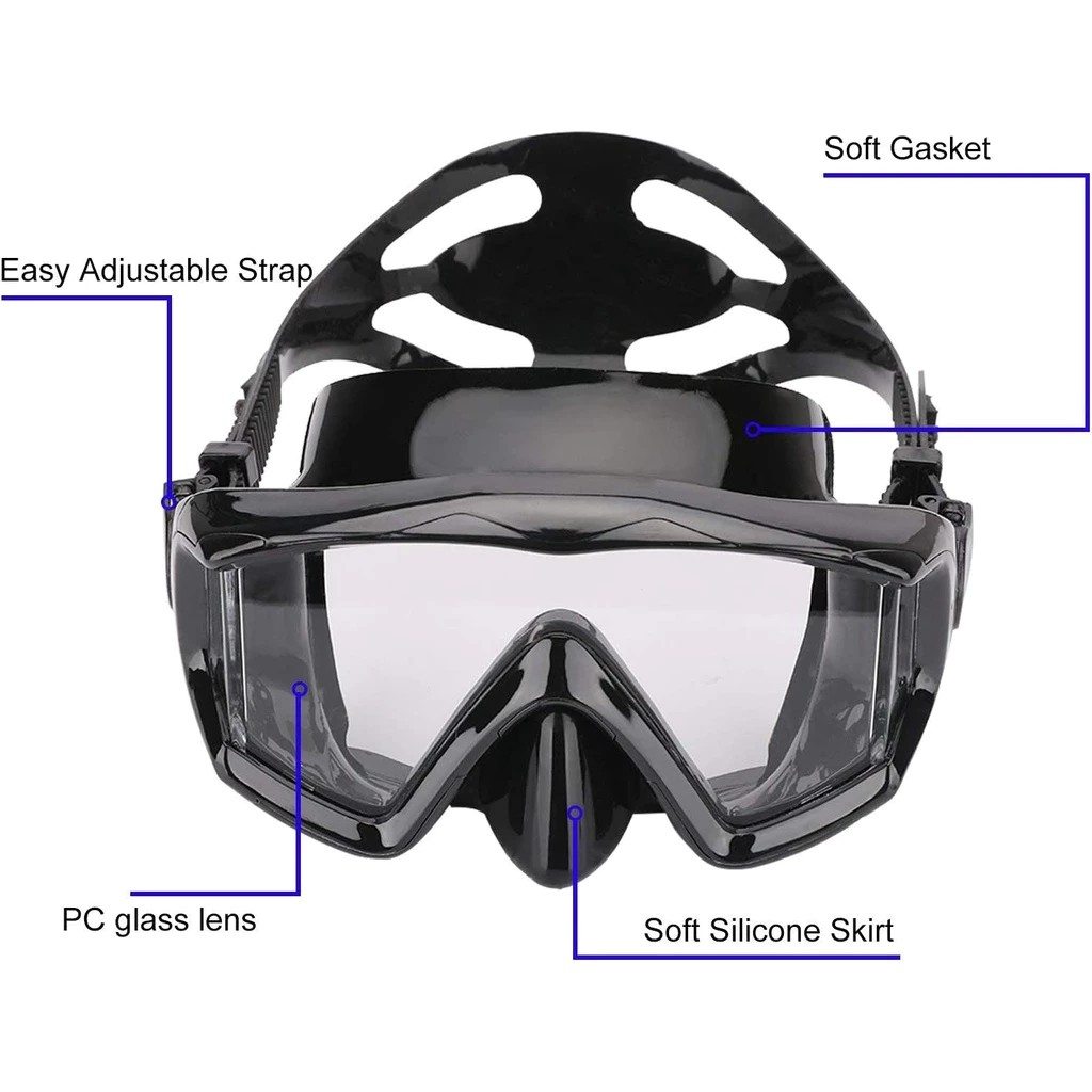  PREFERRED Kacamata Renang Snorkeling PVC