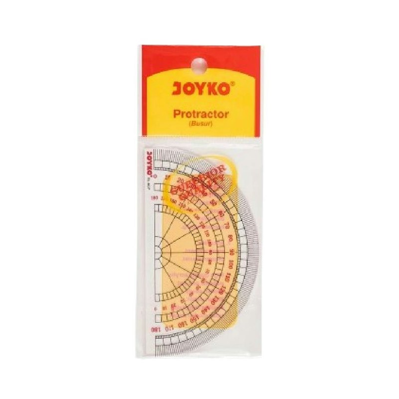 Acrylic Ruler Penggaris Busur 1