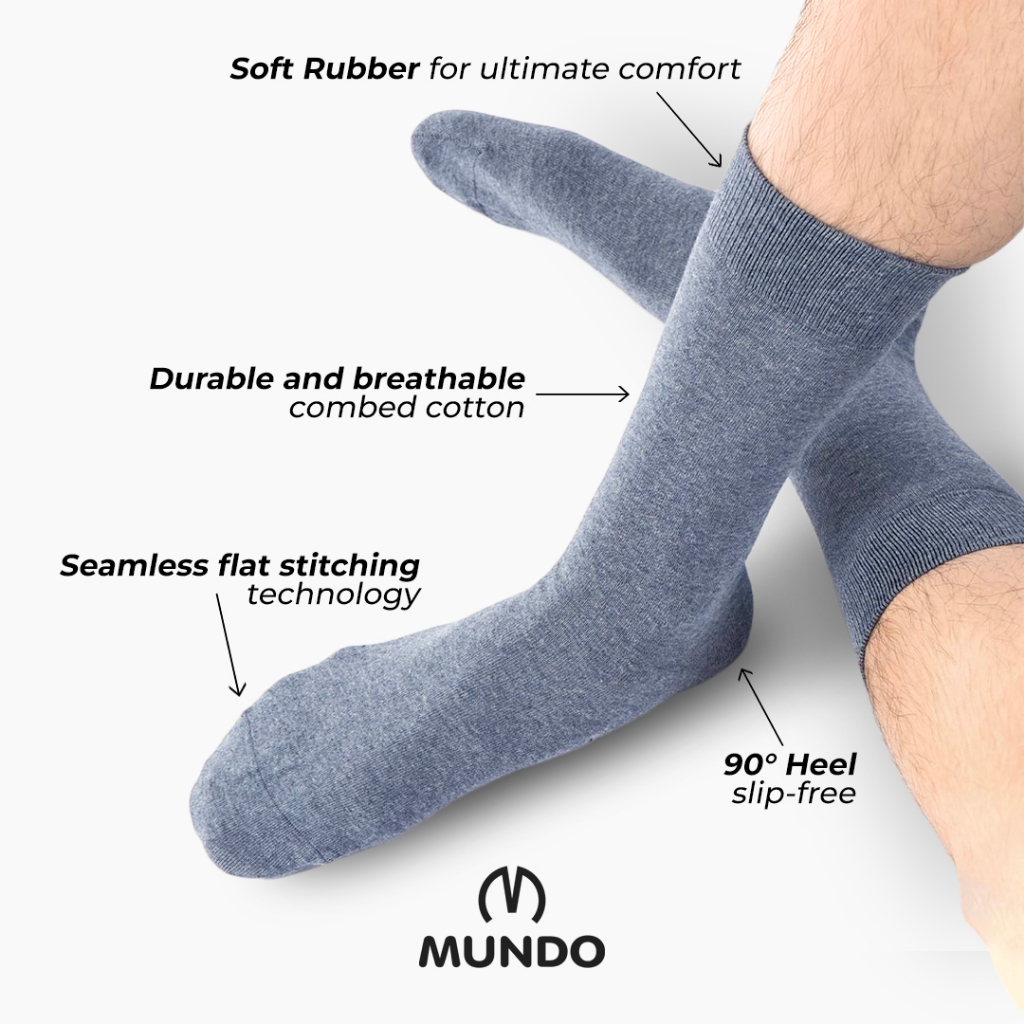Multi Megah Mandiri Mundo Men Sock Casual Basic Knee 