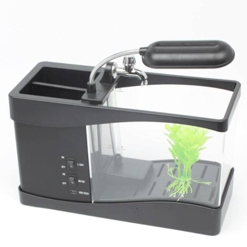 USB Desktop Aquarium Mini Fish Tank 3