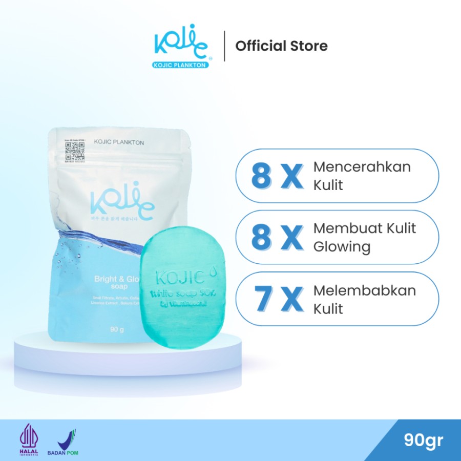 Kojic Plankton Bright & Glow Whitening Soap