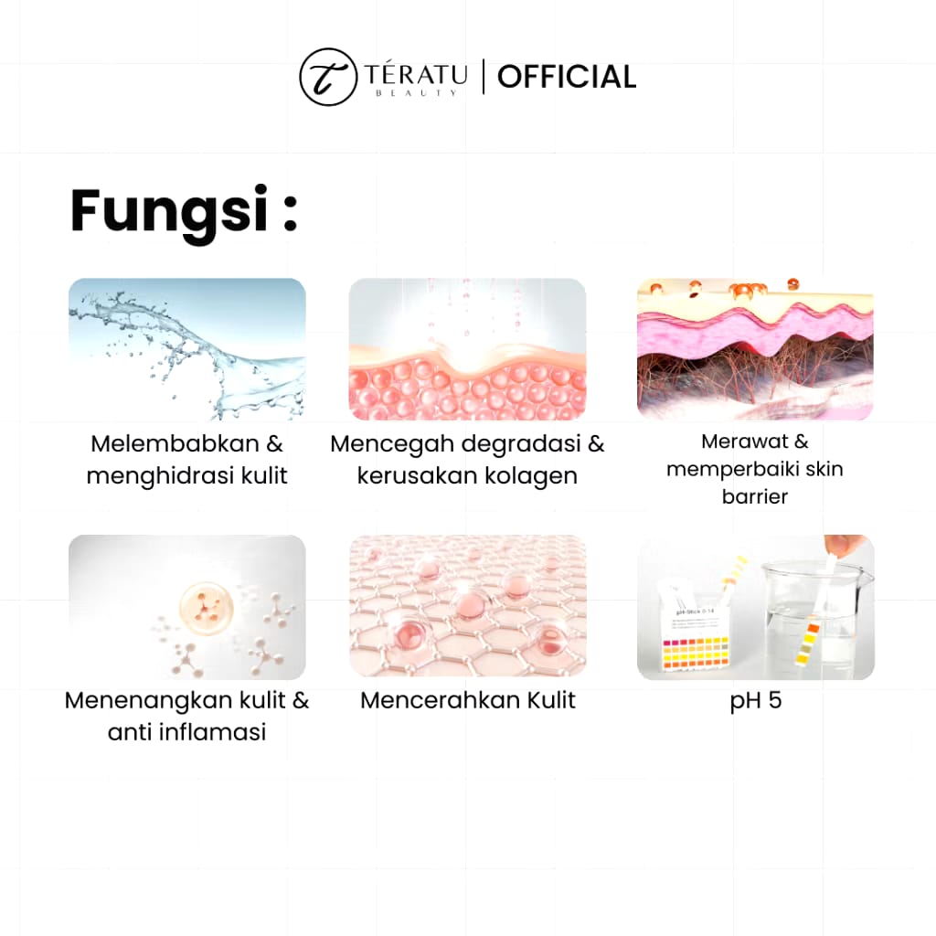 Fandi Universal Kosmekreasi Tératu Beauty Hydration Boost & Calming Lightweight Gel Moisturizer