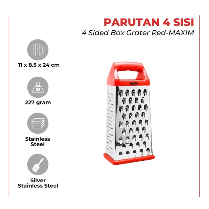 Maxim Tools 4 Side Box Grater 2