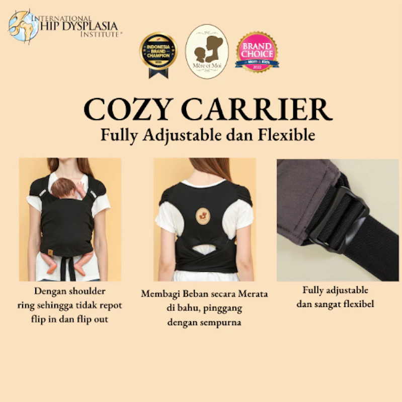 Mere et Moi Newborn Cozy Carrier 3