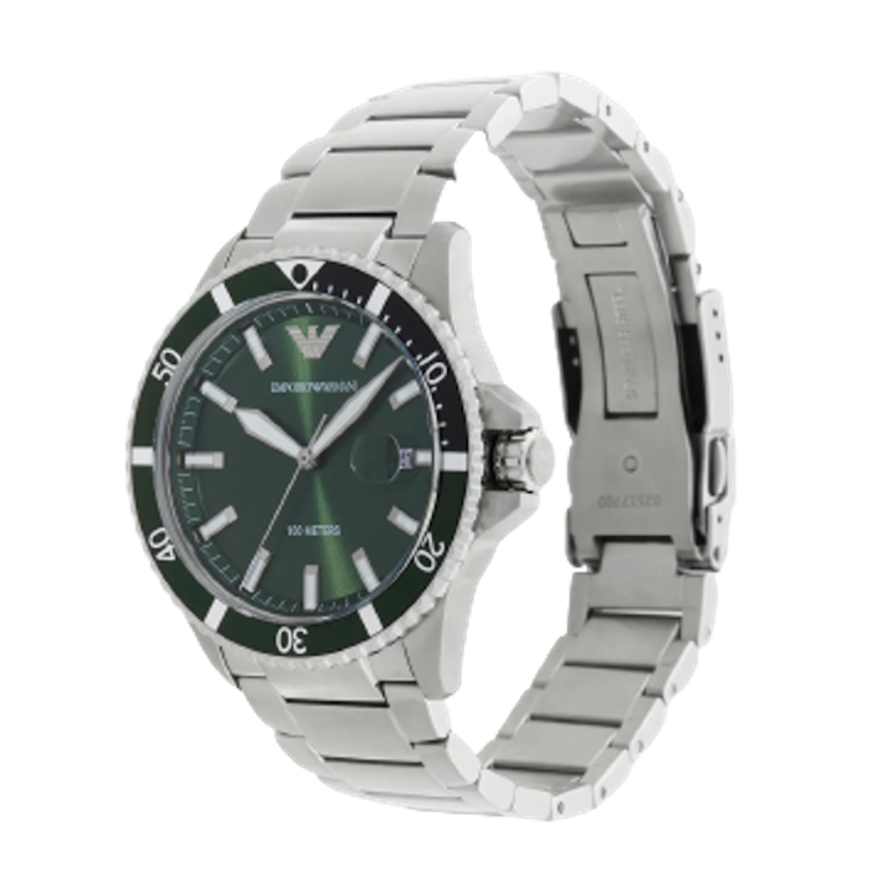 Three-Hand Stainless Steel Watch 1