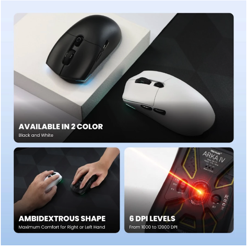 Rexus ARKA IV Mouse Gaming Wireless 2