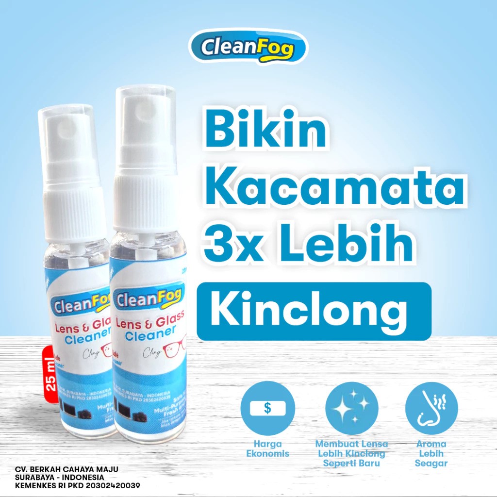  Cleanfog Pembersih Kacamata Spray