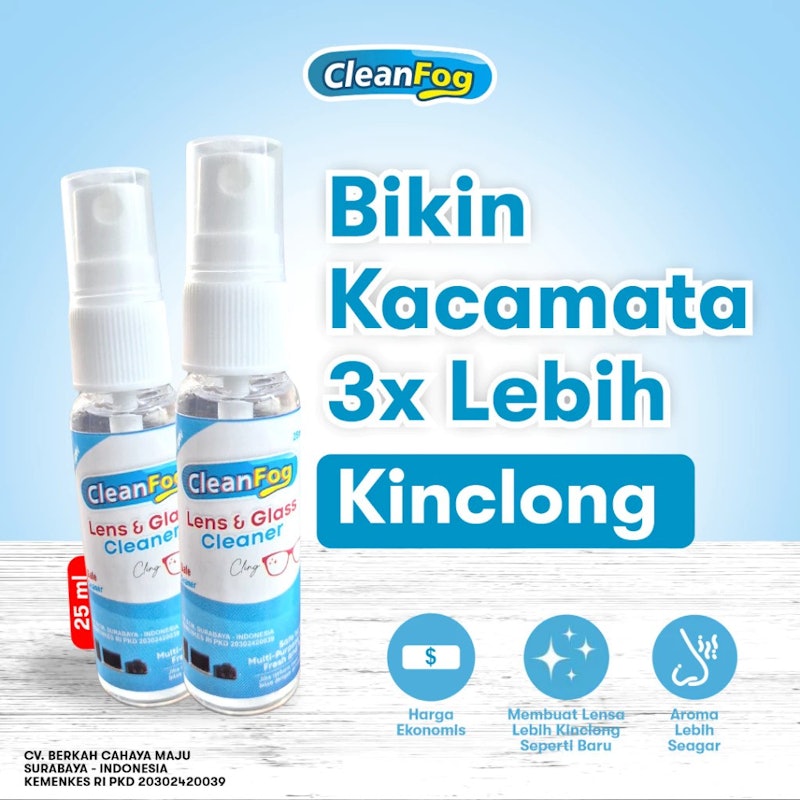 Cleanfog Pembersih Kacamata Spray 5