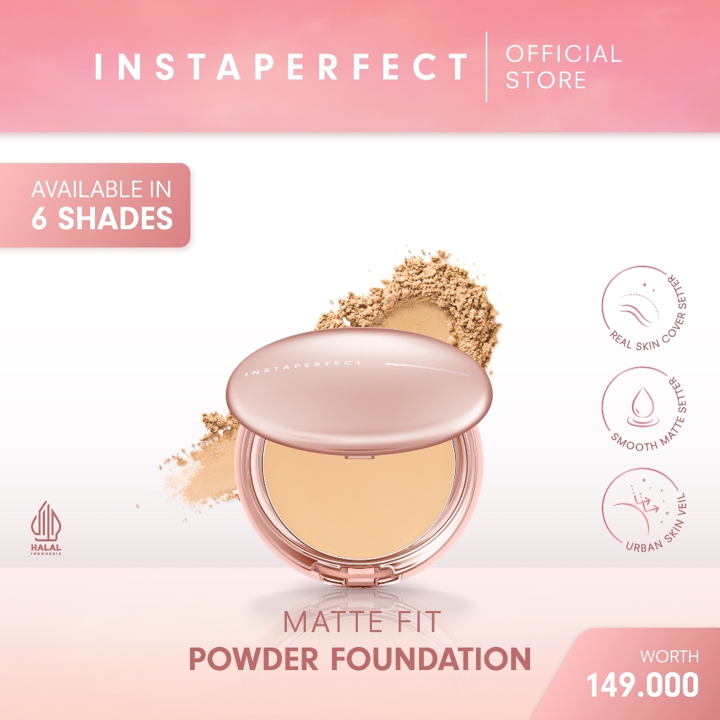 Paragon Technology and Innovation Instaperfect Matte Fit Powder Foundation 33 Warm Olive