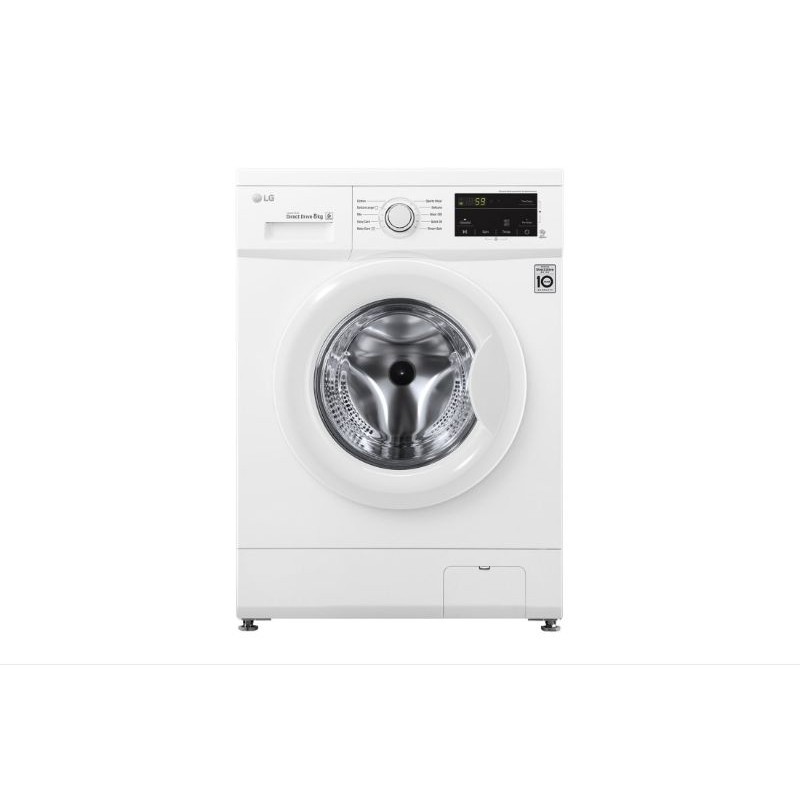 LG 8kg Front Loading Mesin Cuci Inverter Direct Drive Motor FB1208S6W