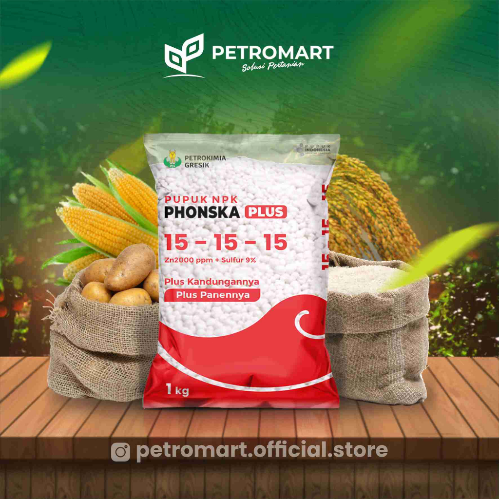 Petrokimia Gresik Pupuk NPK Phonska Plus 15-15-15