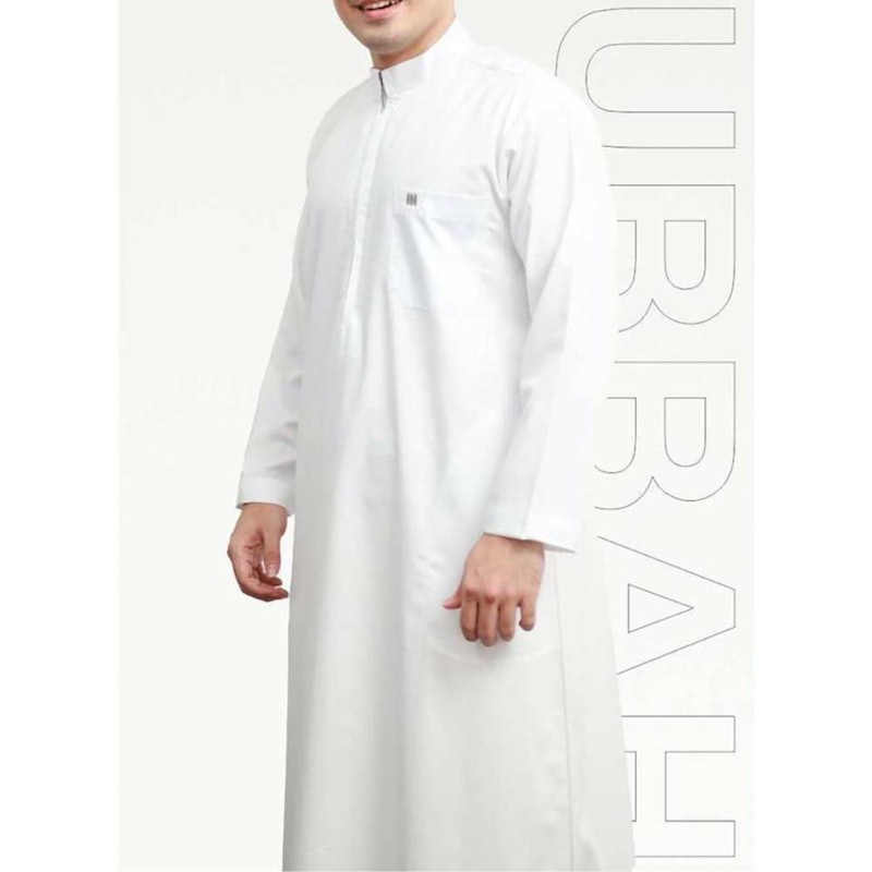 Mabsooth Jubah Pria Dewasa Putih 2