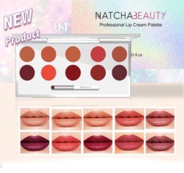Natcha Beauty Professional Lip Cream Palette